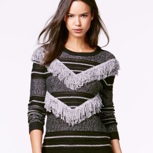 Rachel Rachel Roy Fringe Pullover Sweater
